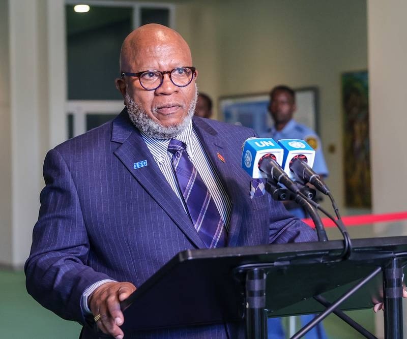 Dennis Francis, le nouveau président de l'Assemblée générale des Nations Unies. Photo : Getty Images