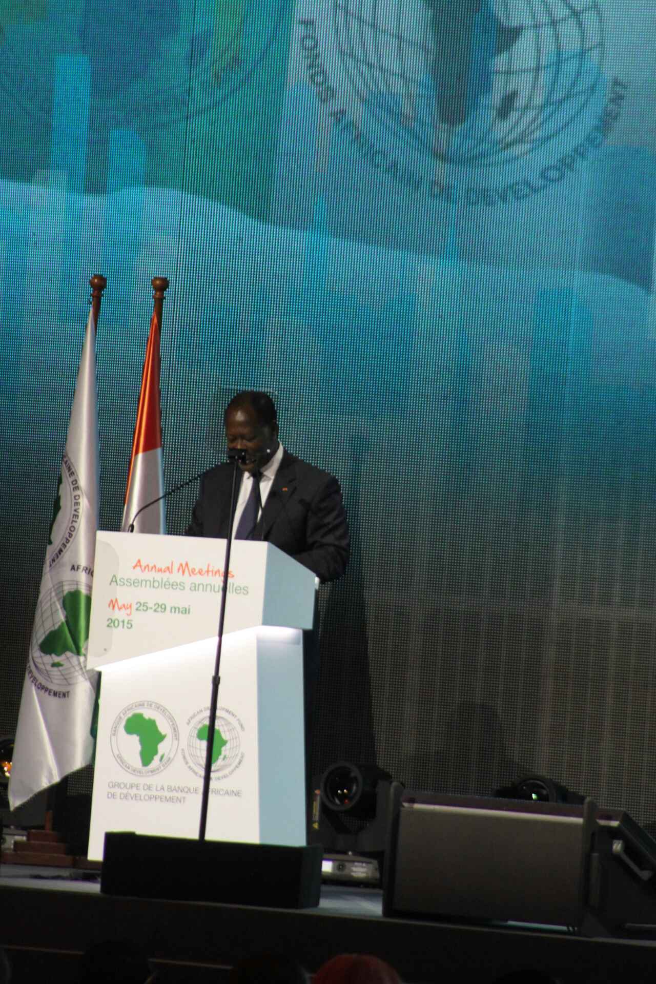 BAD: Ouattara a présidé, ce matin, la cérémonie d'ouverture des activités de 50 ème  assemblées annuelles 