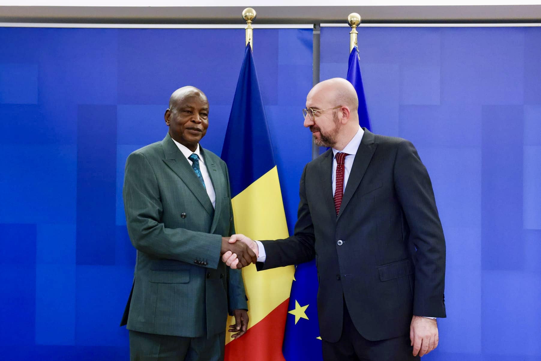 Union Européenne : l'ambassadeur tchadien Dr Bachar Brahim Adoum présente ses lettres de créance