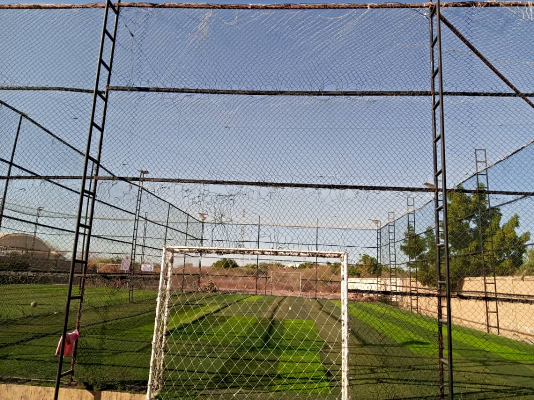 Un mini-stade de football à N'Djamena. Illustration © Richard Korhassem/Alwihda Info Un mini-stade de football à N'Djamena. Illustration © Richard Korhassem/Alwihda Info
