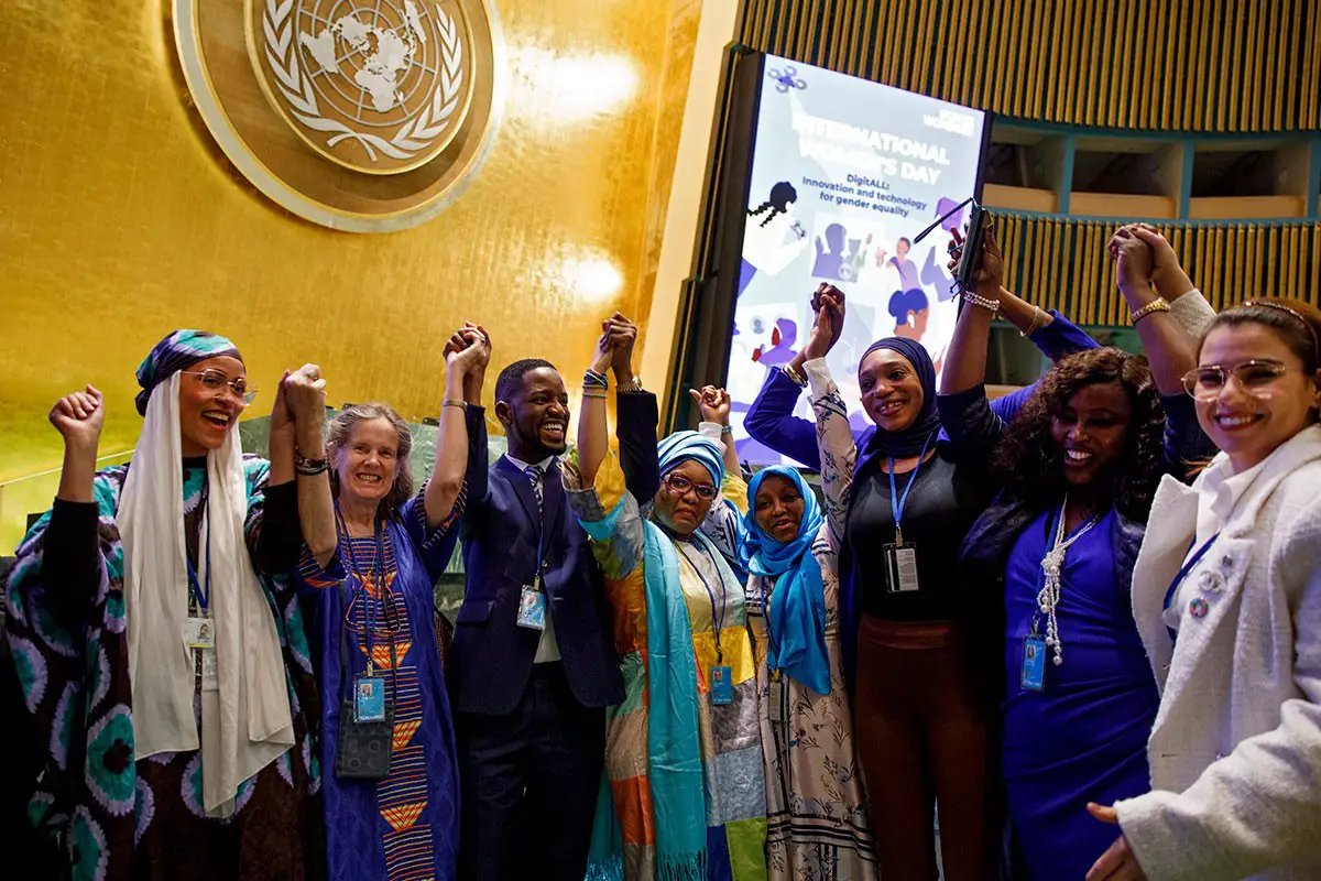 Participantes à la 67ème session de la Commission de la condition de la femme (CSW67). Photo : ONU Femmes/Ryan Brown