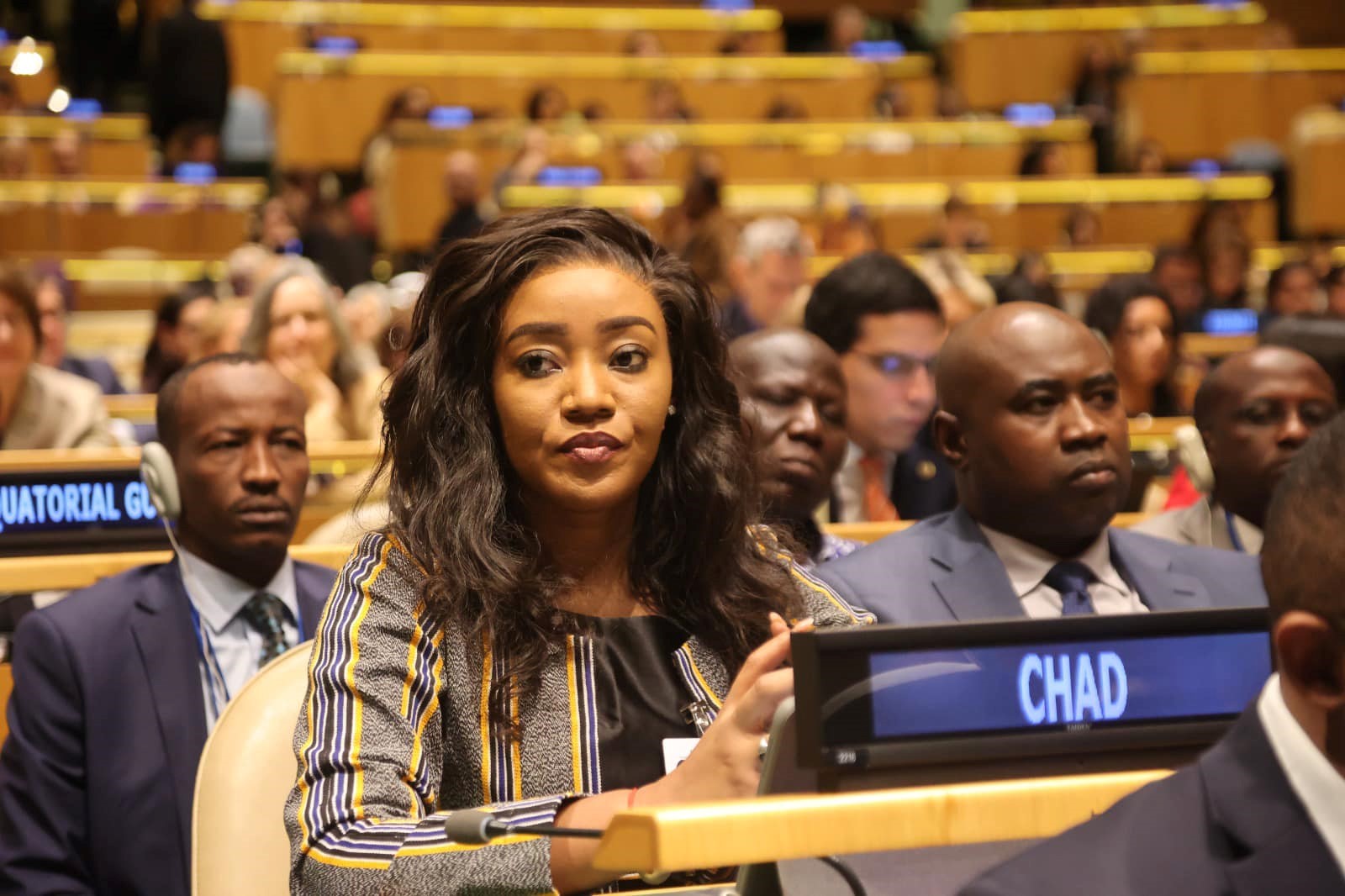 La délégation du Tchad à la CSW68. Photo : webtv.un.org