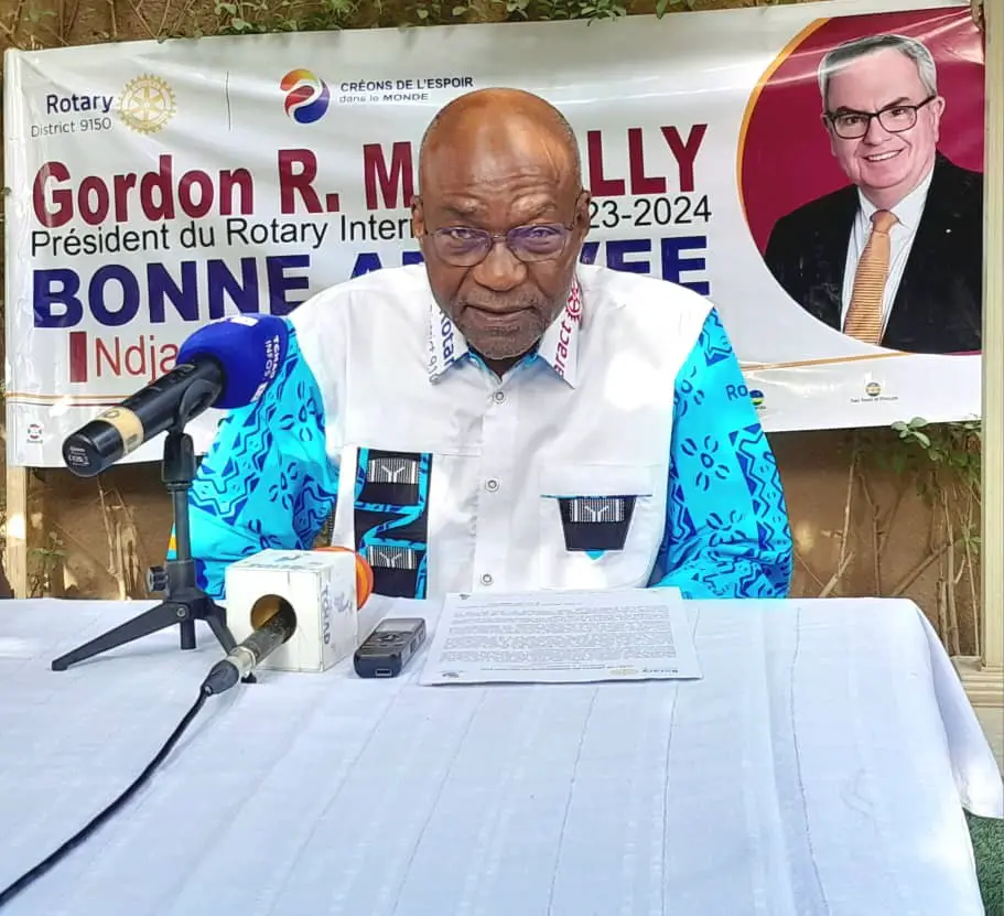 Tchad : Saleh Kebzabo annonce la visite du Président du Rotary International dans le District 9150 à N'djaména