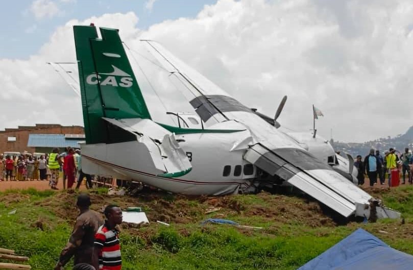 RDC : Au moins deux blessés dans le crash d’un avion à Butembo ce dimanche 17 mars