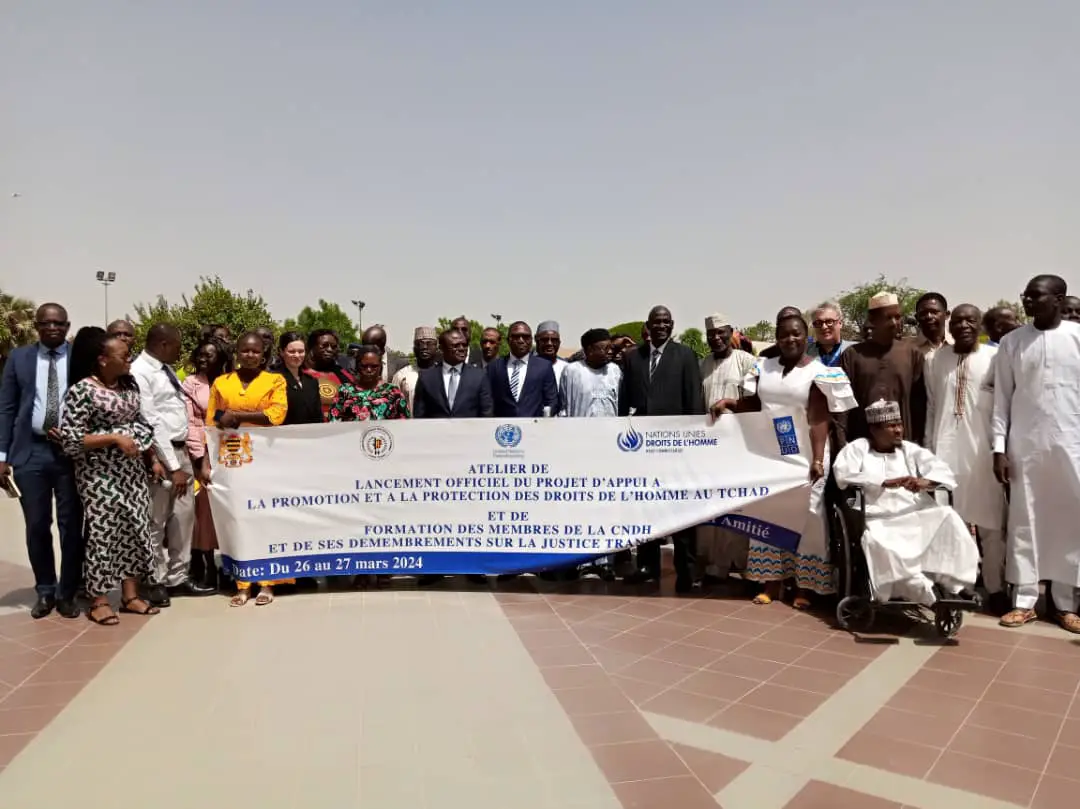 Tchad : le HCDH et PNUD forment les membres de la CNDH