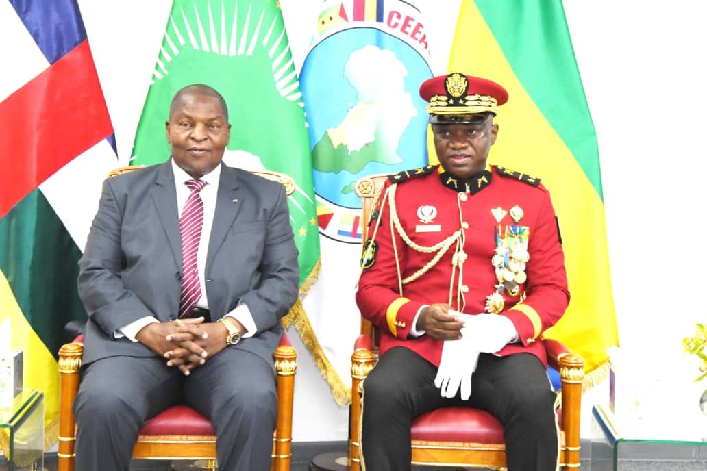 Gabon : le président Touadera a assisté au lancement du Dialogue national inclusif 