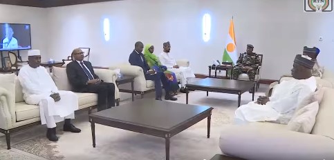 Niger : Une imposante délégation tchadienne recue par le Président de transition du Niger