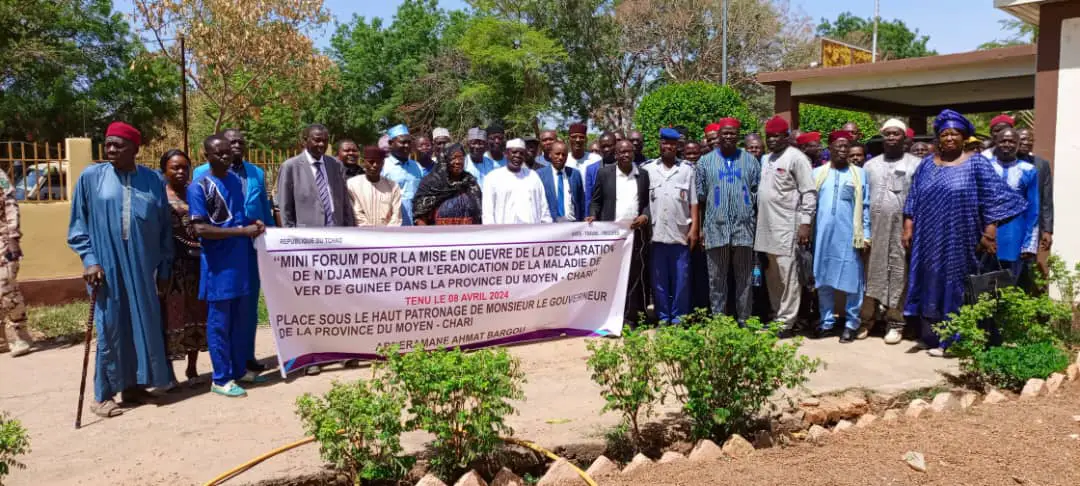 Tchad : mini forum sur la lutte contre l'éradication du ver de Guinée à Sarh