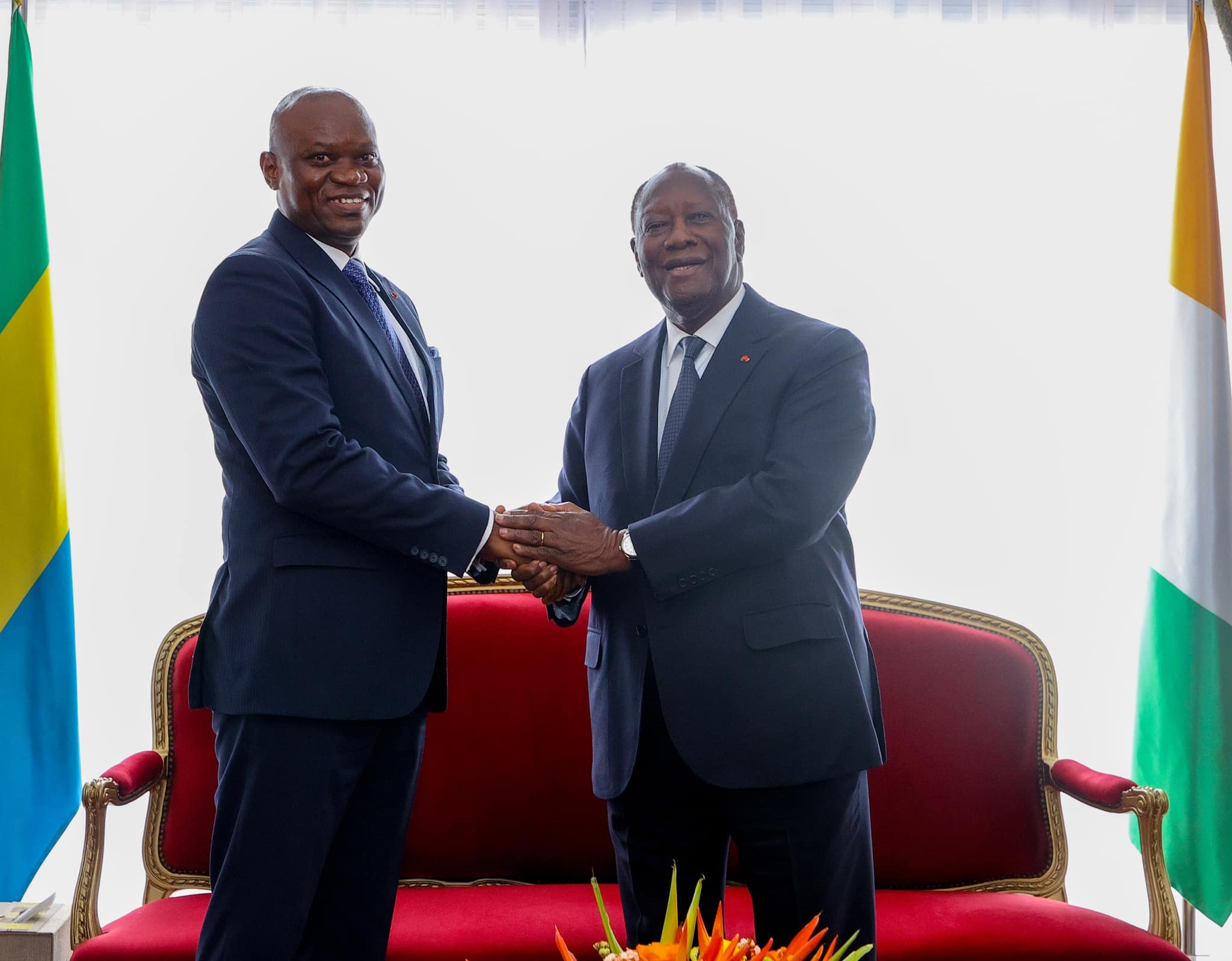 Côte d’Ivoire : le président de la Transition du Gabon en visite officielle