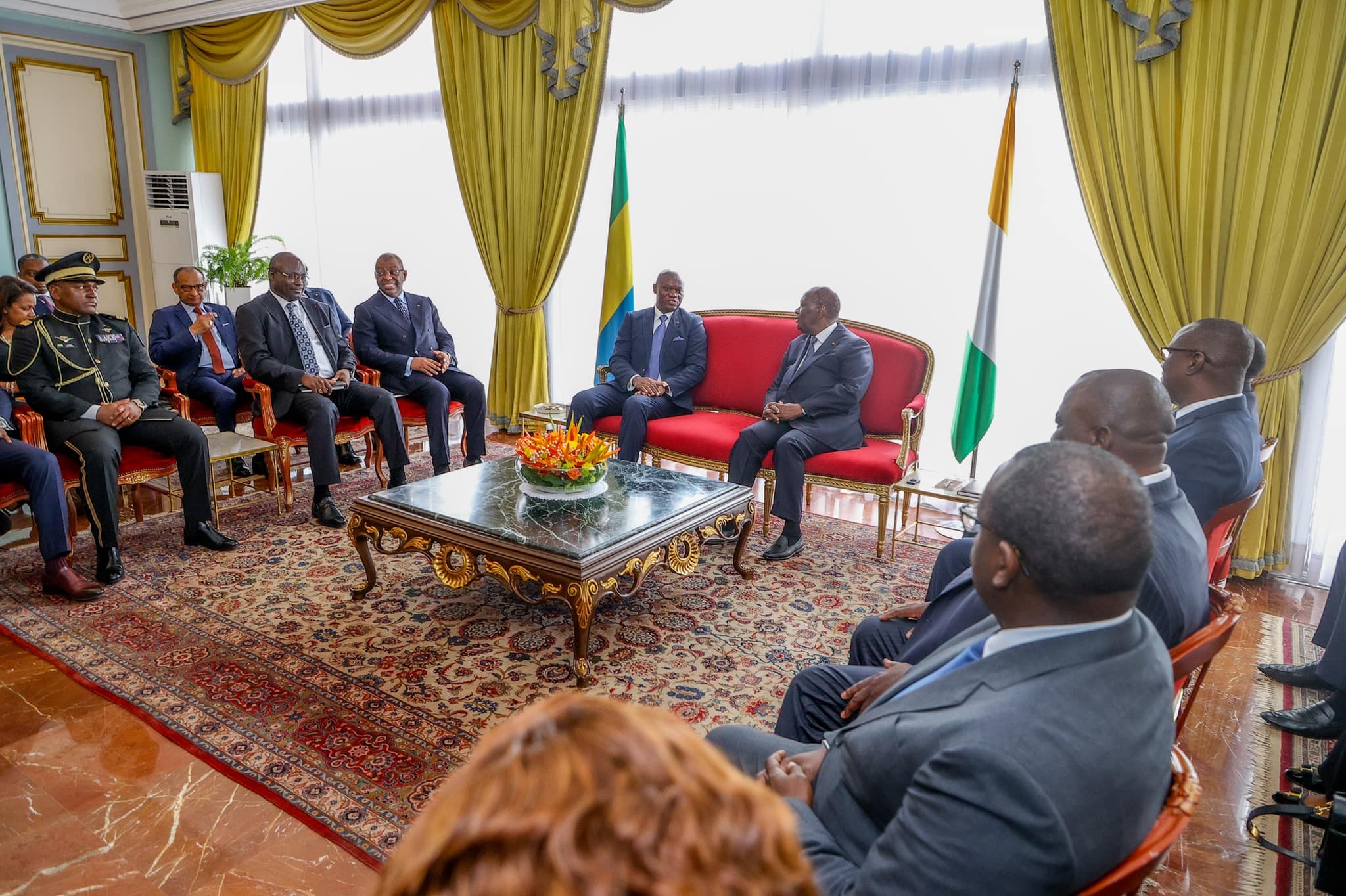 Côte d’Ivoire : le président de la Transition du Gabon en visite officielle