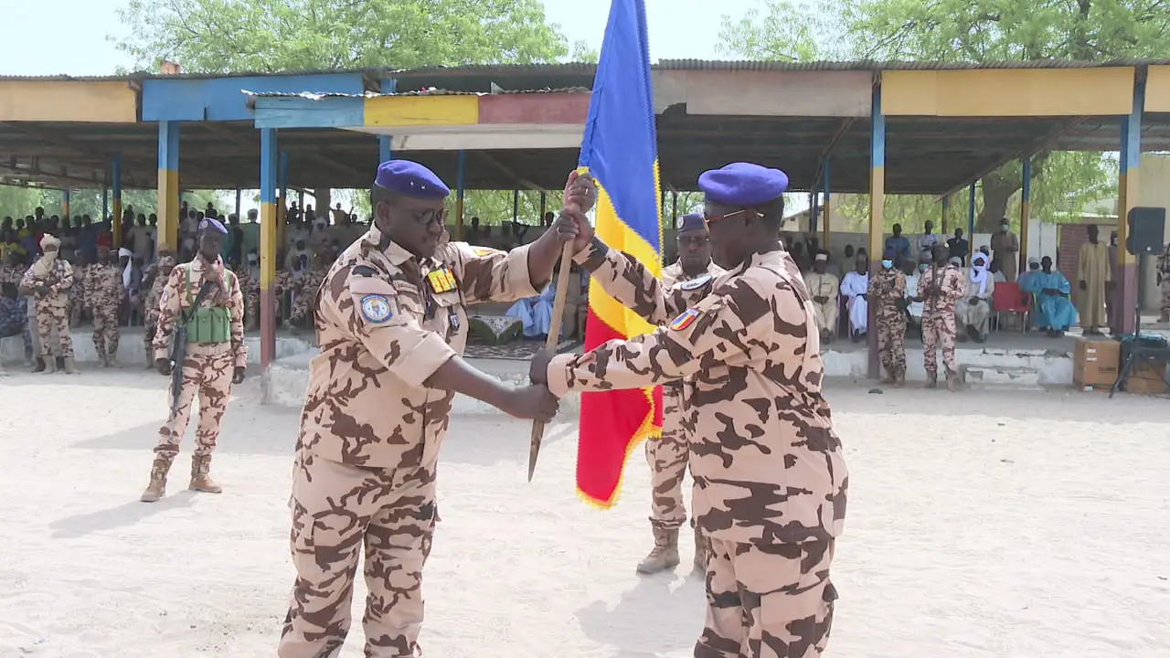 Tchad : passation de commandement à la légion n°20 de gendarmerie du Lac