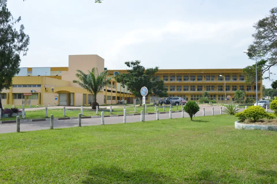 Vue partielle du CHU de Brazzaville