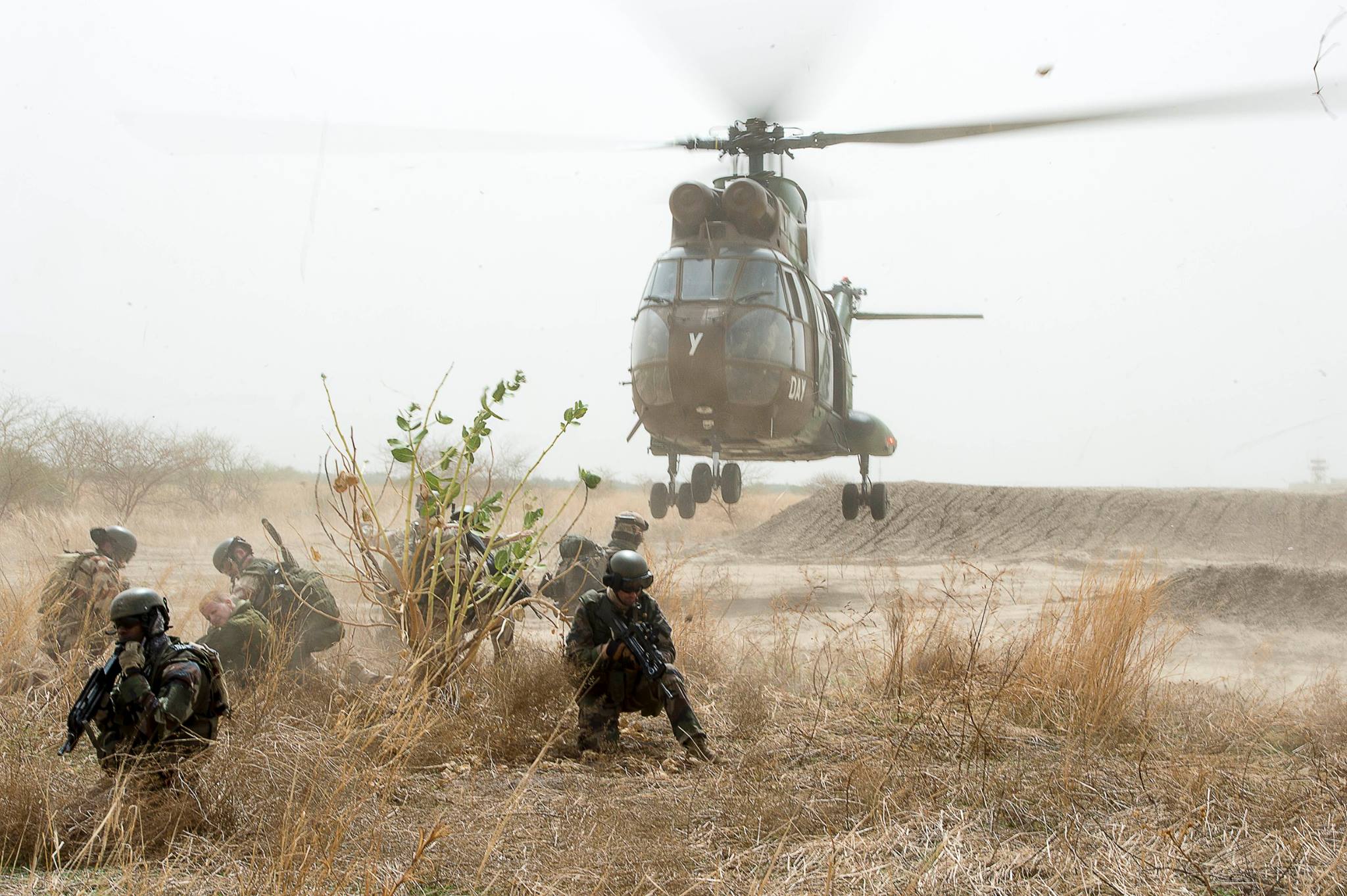 La Base aérienne 172 « sergent-chef Adji Kosseï » à N’Djaména. Image: Armée francaise