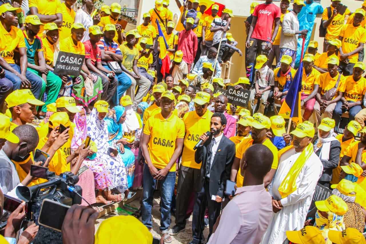 Tchad : le président de la CASAC sensibilise en faveur du candidat Mahamat Idriss Deby Tchad : le président de la CASAC sensibilise en faveur du candidat Mahamat Idriss Deby