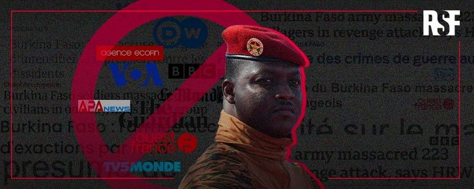 Burkina Faso : 13 médias suspendus par le gouvernement Burkina Faso : 13 médias suspendus par le gouvernement