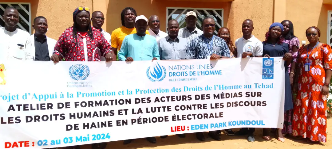 Tchad : le HCDH et le PNUD forment les médias sur la lutte contre les discours de haine en période électorale