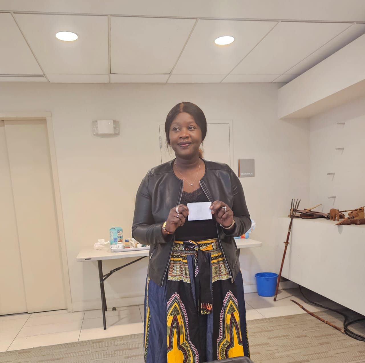 Présidentielle : Mme Kitoko Gata Ngoulou, Ambassadeur Extraordinaire et Plénipotentiaire à Washington a donné le coup d'envoi du vote