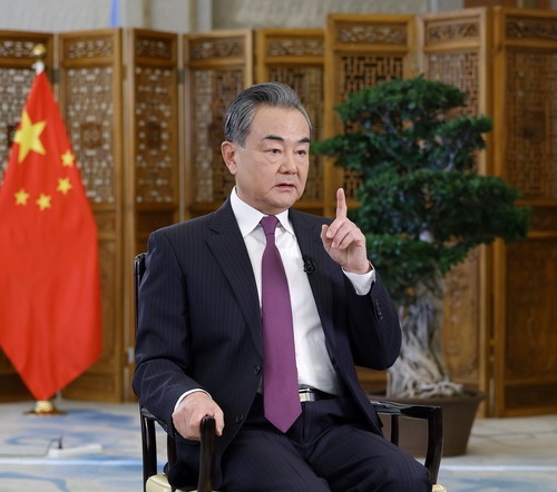 M. Wang Yi, membre du Bureau politique du Comité central du Parti communiste chinois et ministre des Affaires étrangères. © MFA/C M. Wang Yi, membre du Bureau politique du Comité central du Parti communiste chinois et ministre des Affaires étrangères. © MFA/C