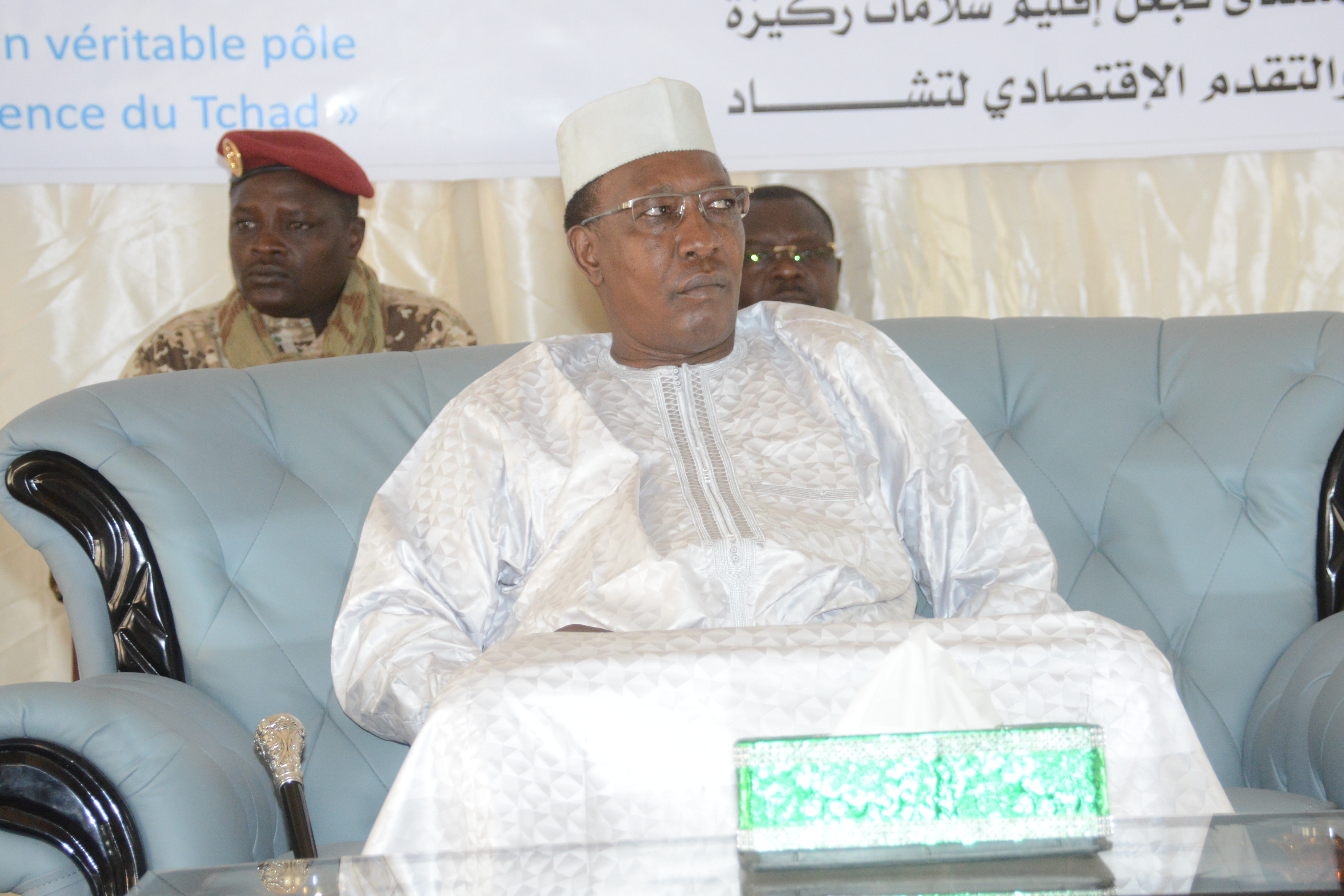 Le Président de la République, Idriss Déby, lors du forum d'Am Timan. Alwihda Info Le Président de la République, Idriss Déby, lors du forum d'Am Timan. Alwihda Info