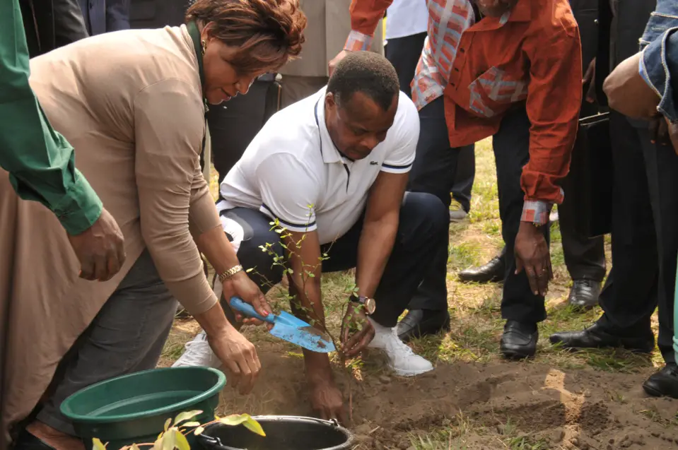 11 ème jeux Africains à Brazzaville : Denis Sassou NGuesso lance  l’opération «  Africa Green Challenge » à Kintélé