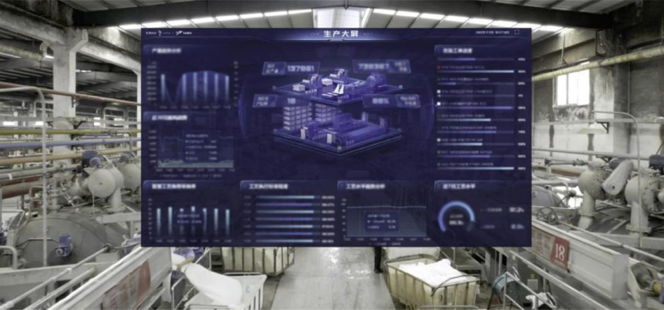 Photo shows a smart brain system for dyeing.(Photos provided by Guangzhou Zhijing Information Technology Co., Ltd.)