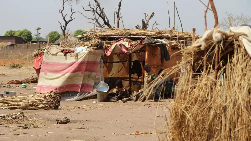 Tchad : Distribution des vivres aux retournés de la RCA, à Am Timan. AFP/MSF