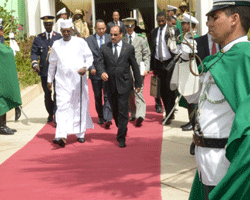 Mauritanie : Le Président tchadien accueilli à Nouakchott