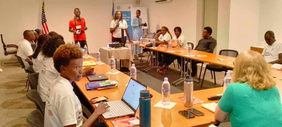 Tchad : séance d'orientation des alumni du programme Mandela Washington Fellowship 2024