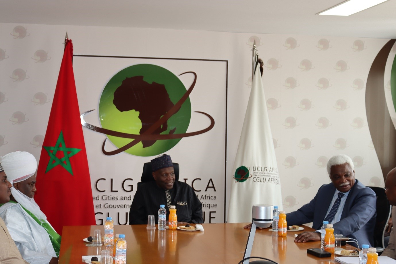 CGLU Afrique : visite d'une délégation nigériane conduite par le gouverneur de l'État de Gombe CGLU Afrique : visite d'une délégation nigériane conduite par le gouverneur de l'État de Gombe