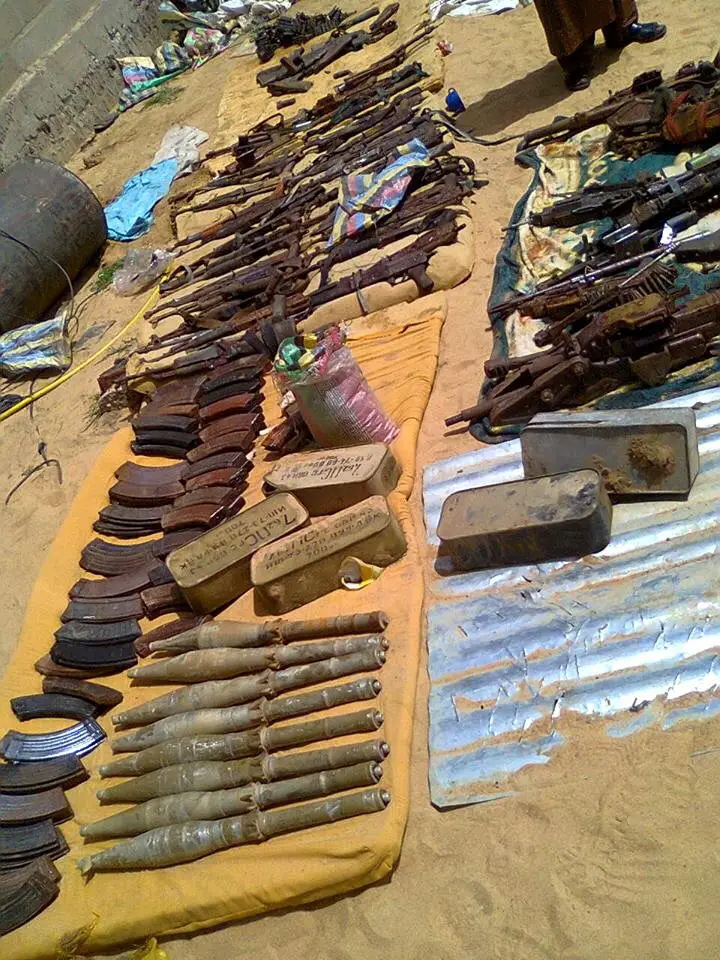 Les forces de l'ordre opèrent une saisie d'armes le 2 juillet dernier dans une maison à N'Djamena. Alwihda Info/D.W.W.