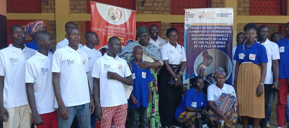 Tchad : Lancement du Projet de Récupération, Formation et Réinsertion Socioprofessionnelle des Enfants de la Rue et des Filles Mères à Sarh Tchad : Lancement du Projet de Récupération, Formation et Réinsertion Socioprofessionnelle des Enfants de la Rue et des Filles Mères à Sarh