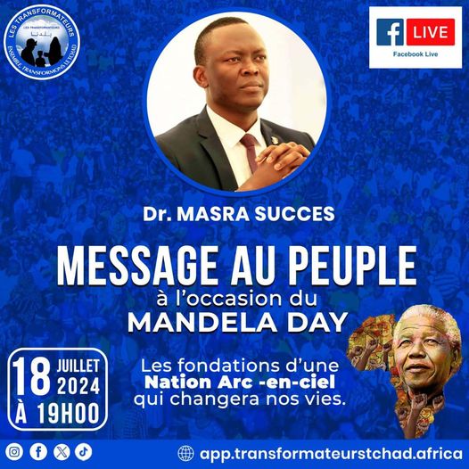 Tchad: Succès Masra, leader des Transformateurs donne rendez-vous ce 18 juillet à ses compatriotes Tchad: Succès Masra, leader des Transformateurs donne rendez-vous ce 18 juillet à ses compatriotes