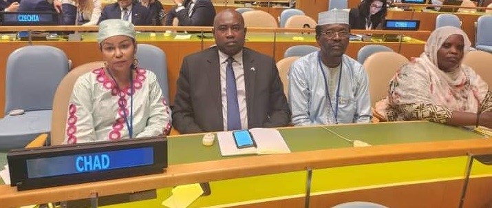 Une vue des principaux membres de la délégation tchadienne, lors du Forum politique de haut niveau sur le développement durable. Une vue des principaux membres de la délégation tchadienne, lors du Forum politique de haut niveau sur le développement durable.