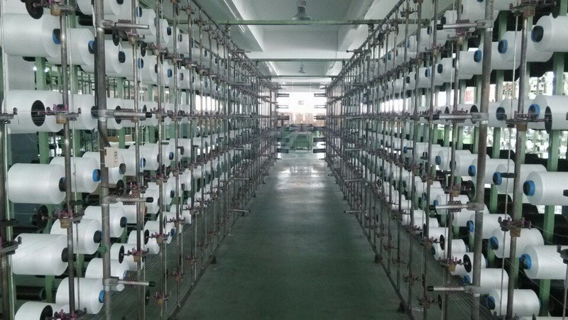 Photo shows a workshop of Jinjiang Gangyi Fiber Co., Ltd., a subsidiary of Koyee Corporation, in Jinjiang, Quanzhou, southeast China's Fujian province. (Photo from the official website of Koyee Corporation)