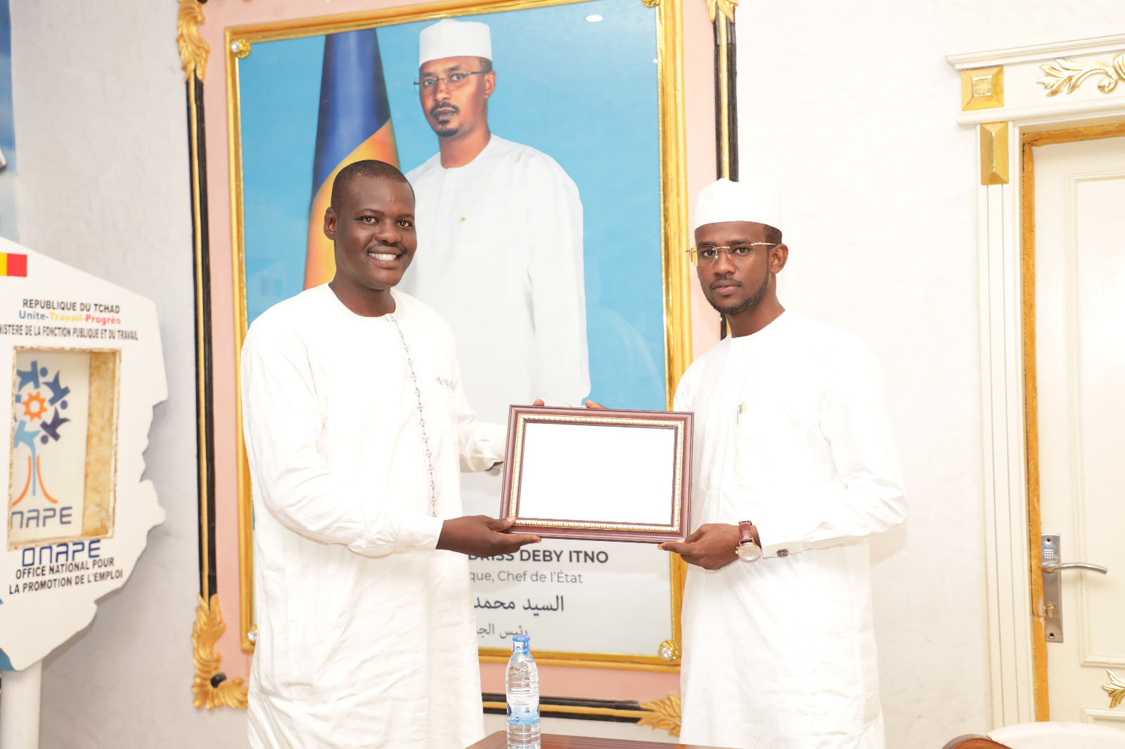 Tchad : le directeur de l’ONAPE, Nassouradine Abakar Kessou, honoré pour son leadership