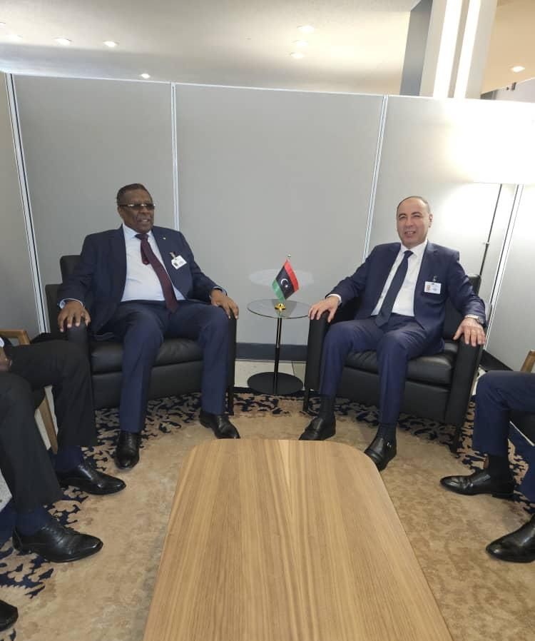 Tchad : Rencontre entre le Ministre des Affaires Étrangères et son homologue Libyen aux Nations Unies Tchad : Rencontre entre le Ministre des Affaires Étrangères et son homologue Libyen aux Nations Unies