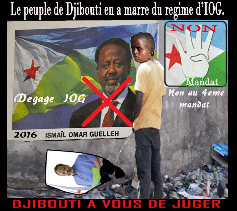 DJIBOUTI - Appel à Manifester : « #Non4Mandat », du 01 novembre 2015.