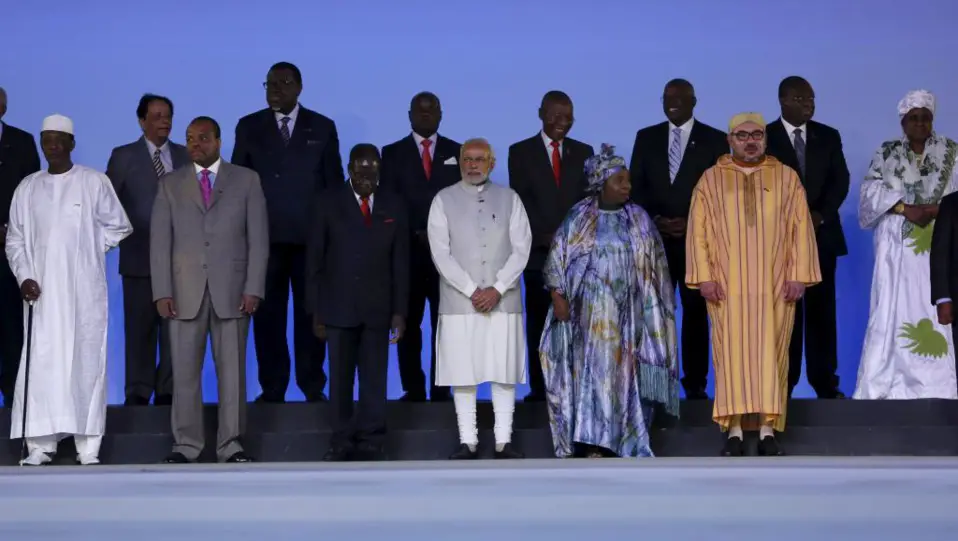 Le 3ème Forum Inde-Afrique accueille le Roi du Maroc au Stade Indira Ghandi de New Delhi