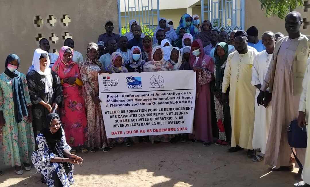 Tchad :  à Abéché, l'ONG Guera Touristique renforce les capacités de 100 femmes et jeunes sur les AGR Tchad :  à Abéché, l'ONG Guera Touristique renforce les capacités de 100 femmes et jeunes sur les AGR