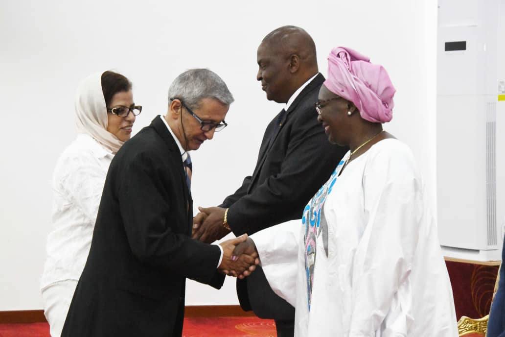 RCA : Le couple présidentiel reçoit les vœux du Corps Diplomatique RCA : Le couple présidentiel reçoit les vœux du Corps Diplomatique