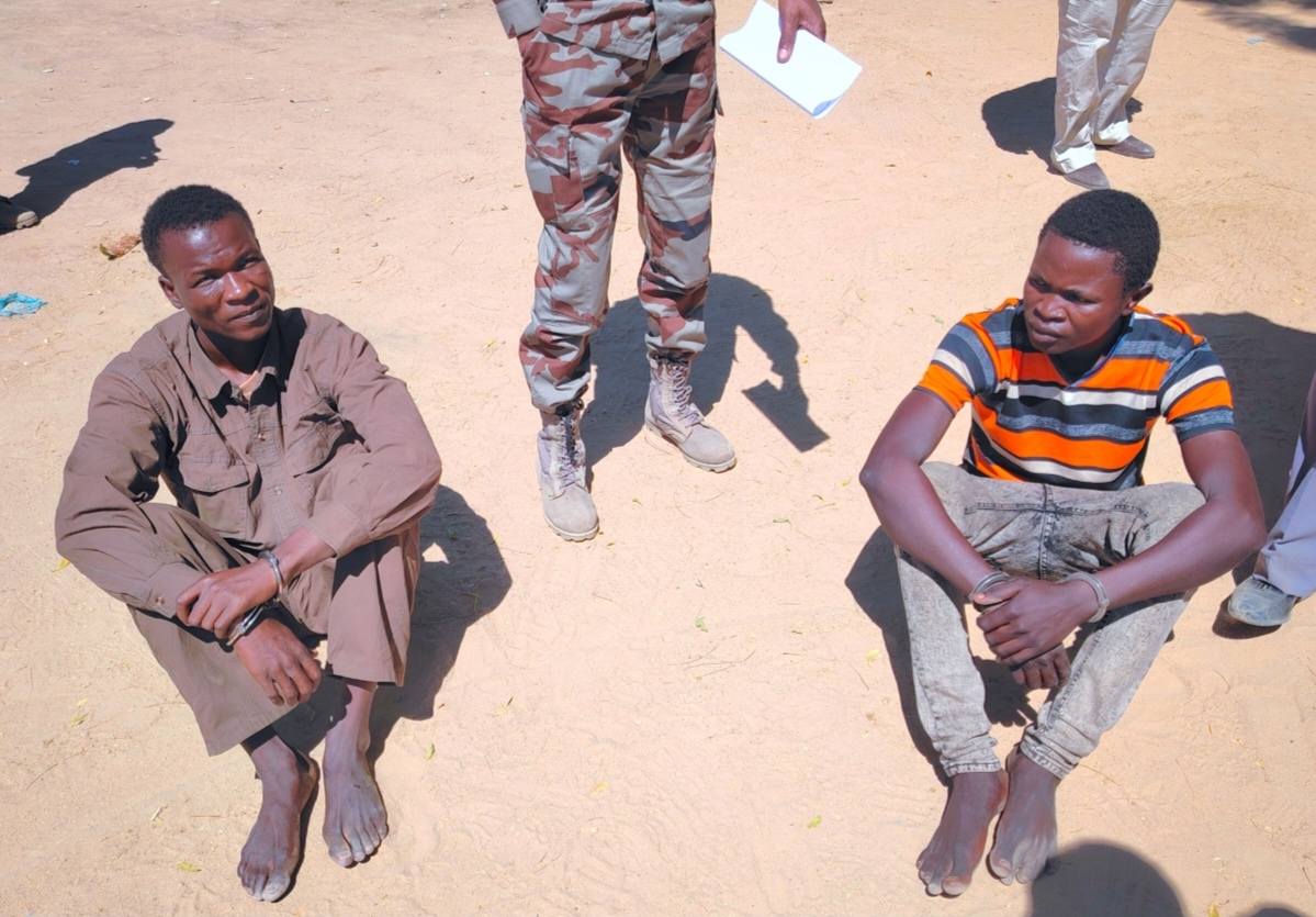 Tchad : présentation de criminels par la Police nationale Tchad : présentation de criminels par la Police nationale