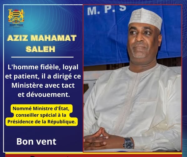Aziz Mahamat Saleh quitte le ministère des Infrastructures : un bilan positif Aziz Mahamat Saleh quitte le ministère des Infrastructures : un bilan positif