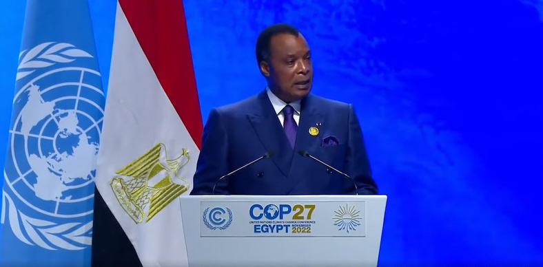 Denis Sassou N'Guesso à la COP 27 à Charm el-Cheikh en Égypte (Photo d'archive)