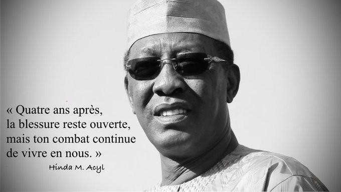Tchad : L'ex-première dame Hinda Deby commémore le quatrième anniversaire du décès d'Idriss Deby Itno