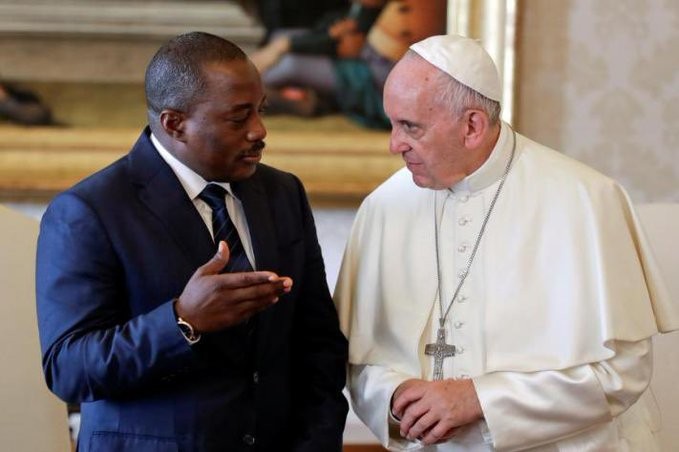 Hommage de Joseph Kabila au Pape François