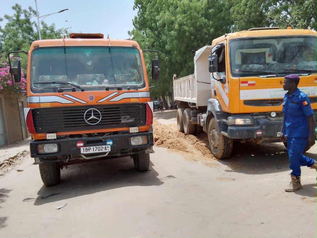 Tchad : la mairie du 7ème arrondissement poursuit sa lutte contre les inondations