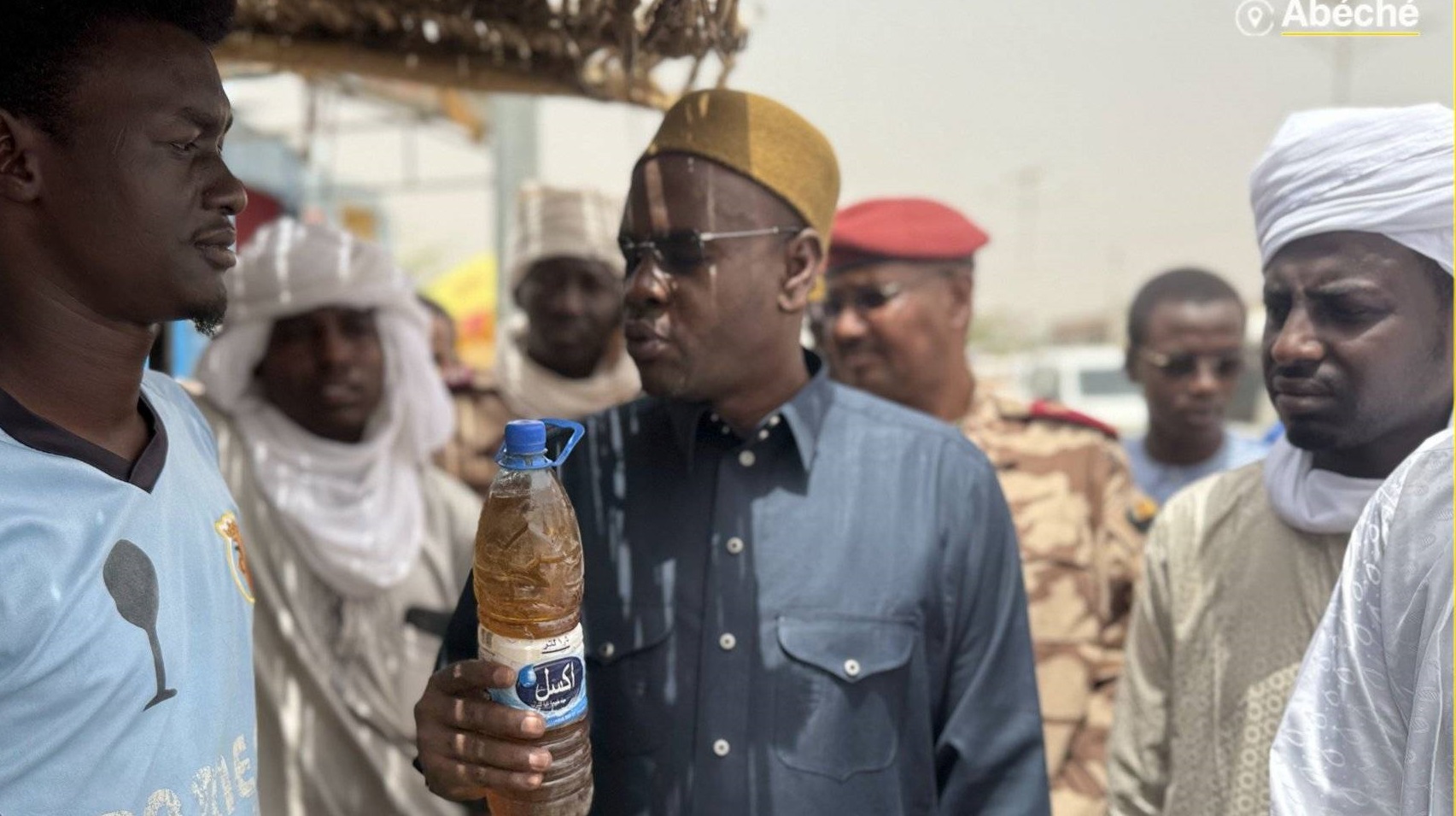 Tchad : à Abéché, le délégué général du gouvernement du Ouaddaï visite des stations-service
