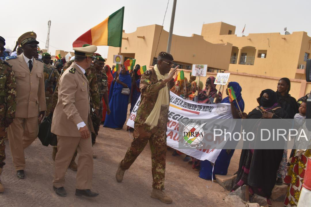 Mali - Kidal : Le ministre de la Défense et des anciens combattants en visite d’autorité à Kidal, près de deux ans après la reconquête