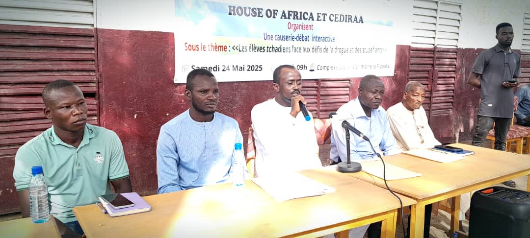 Tchad : House of Africa et CÉDIRAA sensibilisent les élèves sur les dangers liés à la consommation de la drogue et des stupéfiants