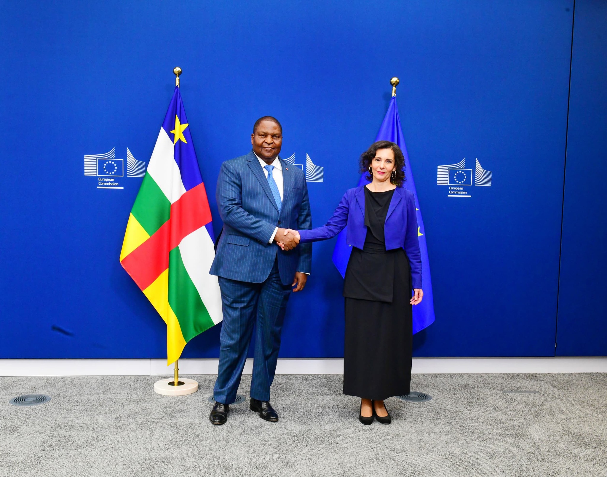 Belgique : visite officielle du président centrafricain au siège de la Commission européenne à Bruxelles Belgique : visite officielle du président centrafricain au siège de la Commission européenne à Bruxelles